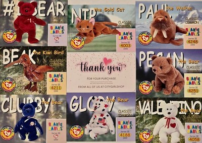 BEANIE BABIES COLLECTOR TRADING CARDS * SERIES 3 * CLASSIC COMMON CARDS