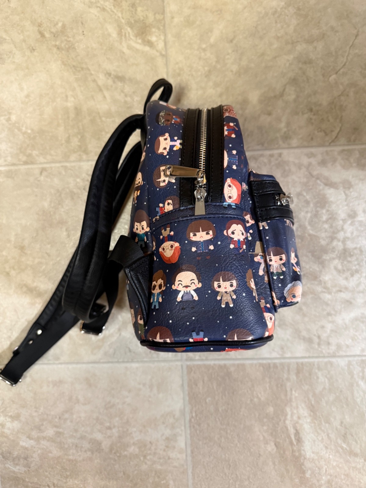 Loungefly Stranger Things Mini Backpack Chibi Cha… - image 4