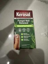 Kerasal Renewal Nail Repair Solution with Tea Tree Oil for Damaged Nails 0.33 oz