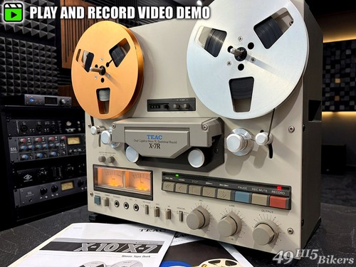TEAC X-7R Stereo Reel to Reel AutoRev Calibrated + Serviced + 30-Day $ Guarantee