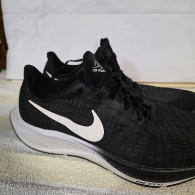 Nike Air Zoom Pegasus 37 BQ9646-002 Men's 10 M Running Shoes Black White Sneaker