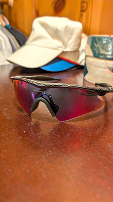 Vintage Oakley M Frame Gen 2 Carbon Fiber Sweep Sunglasses Iridium Lenses
