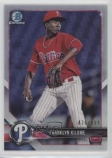 2018 Bowman Chrome Prospects Refractor 436/499 Franklyn Kilome #BCP84 6u5