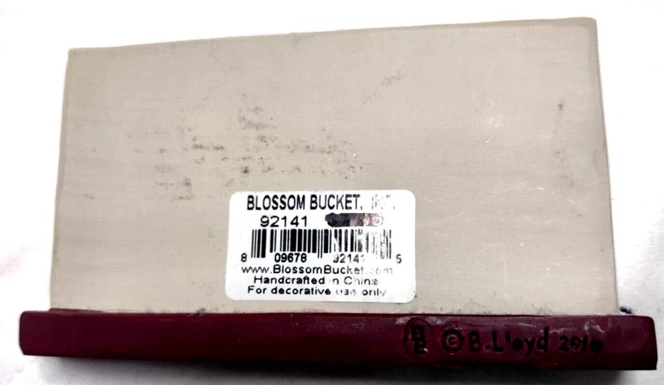 Letrero de escritorio de resina cubo flor regalo Friends Lifes B Lloyd 2010 placa Foto 3 de 4