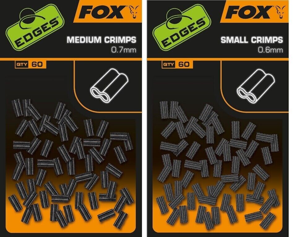 Fox Edges Crimps Small 0.6mm or Medium 0.7mm