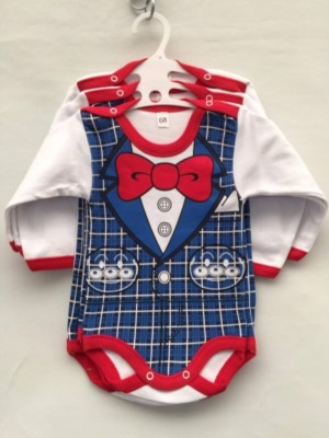 Baby Junge Neugeborenes Kleinkind Langarm Body Baumwolle Kleidung 6-9-12 Monate