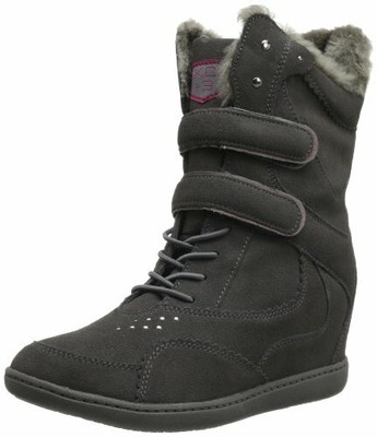 skechers grey suede boots