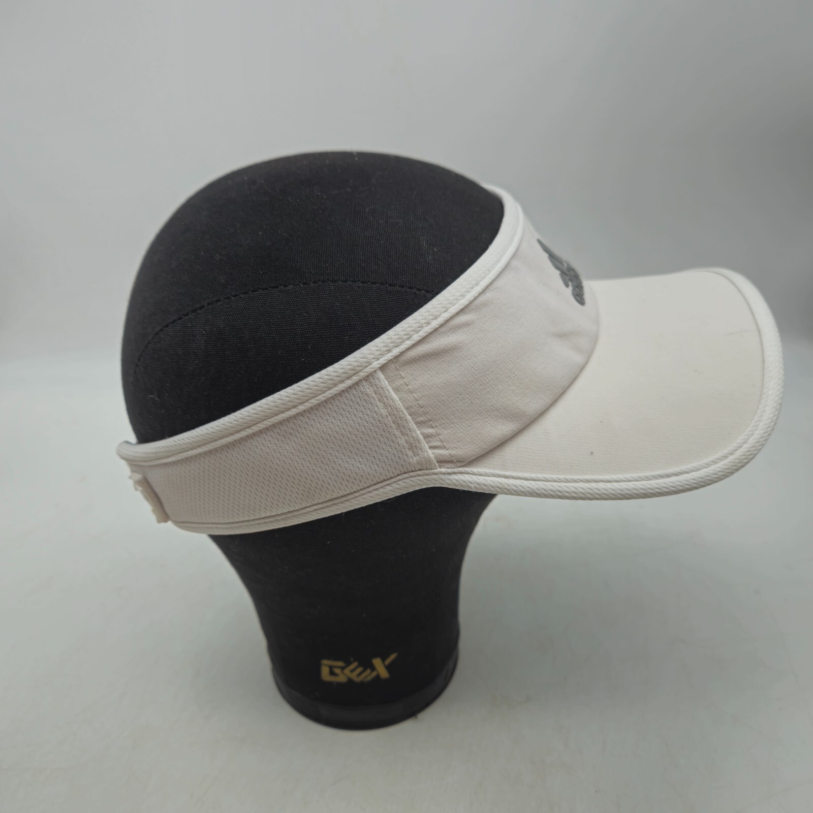 Adidas Strapback Visor Hat Cap White Aeroready Go… - image 7