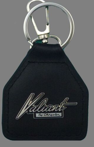 Mopar - Valiant by Chrysler script genuine leather key fob              G021002F - Picture 1 of 1