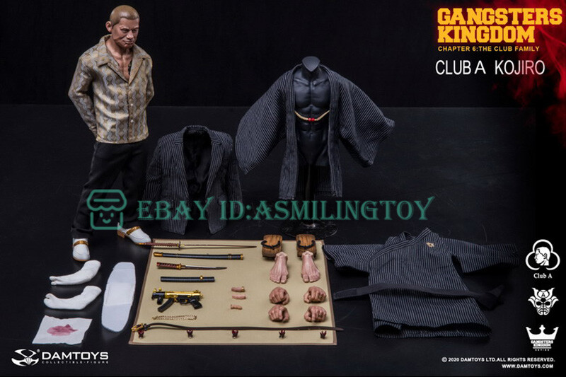 DAMTOYS GK021 Gangsters Kingdom Club A KOJIRO 1/6 Action Figures