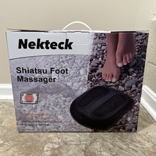 NEW IN BOX NekTeck Shiatsu Foot Massager - Assists The Blood Circulation / Relax