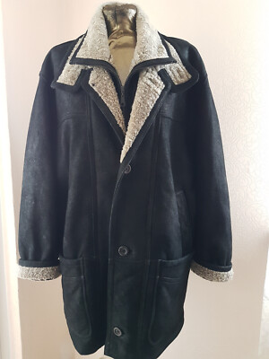 GILBERTO Herren Lammfelljacke Winter Jacke Mantel  Größe 50