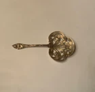 GORHAM DAFFODIL PIERCED STERLING 4 1/2" BON BON OR NUT SERVING SPOON