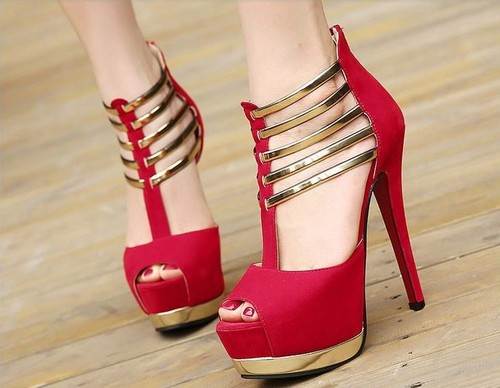 Scarpe con tacco Rosse da donna, Collezione Estate 2022 - Stileo.it