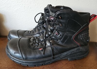 Red Wing 423 Black Leather Boots Sz 13 D MADE IN USA Discontinued Used Good Cond