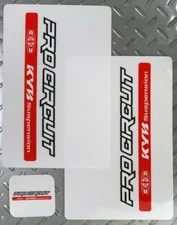 Pro Circuit Fork Decals KYB Fork Shock Wraps Stickers CRF KX YZ250 450 PC-KYB-RD