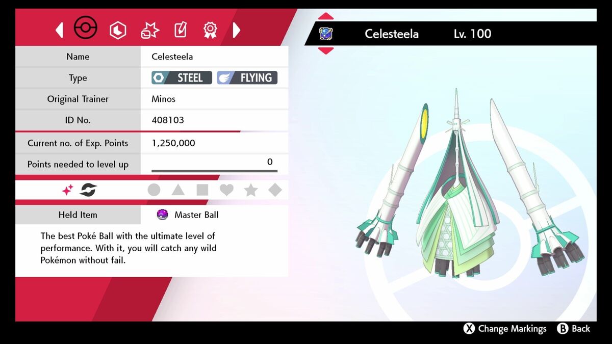 ✨ Ultra SHINY 6IV CELESTEELA ✨ Pokemon SWORD and SHIELD Ultra Beast  +MasterBall