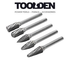 Image of Sealey SDBK5 Tungsten Carbide Rotary Burr Set 5pc