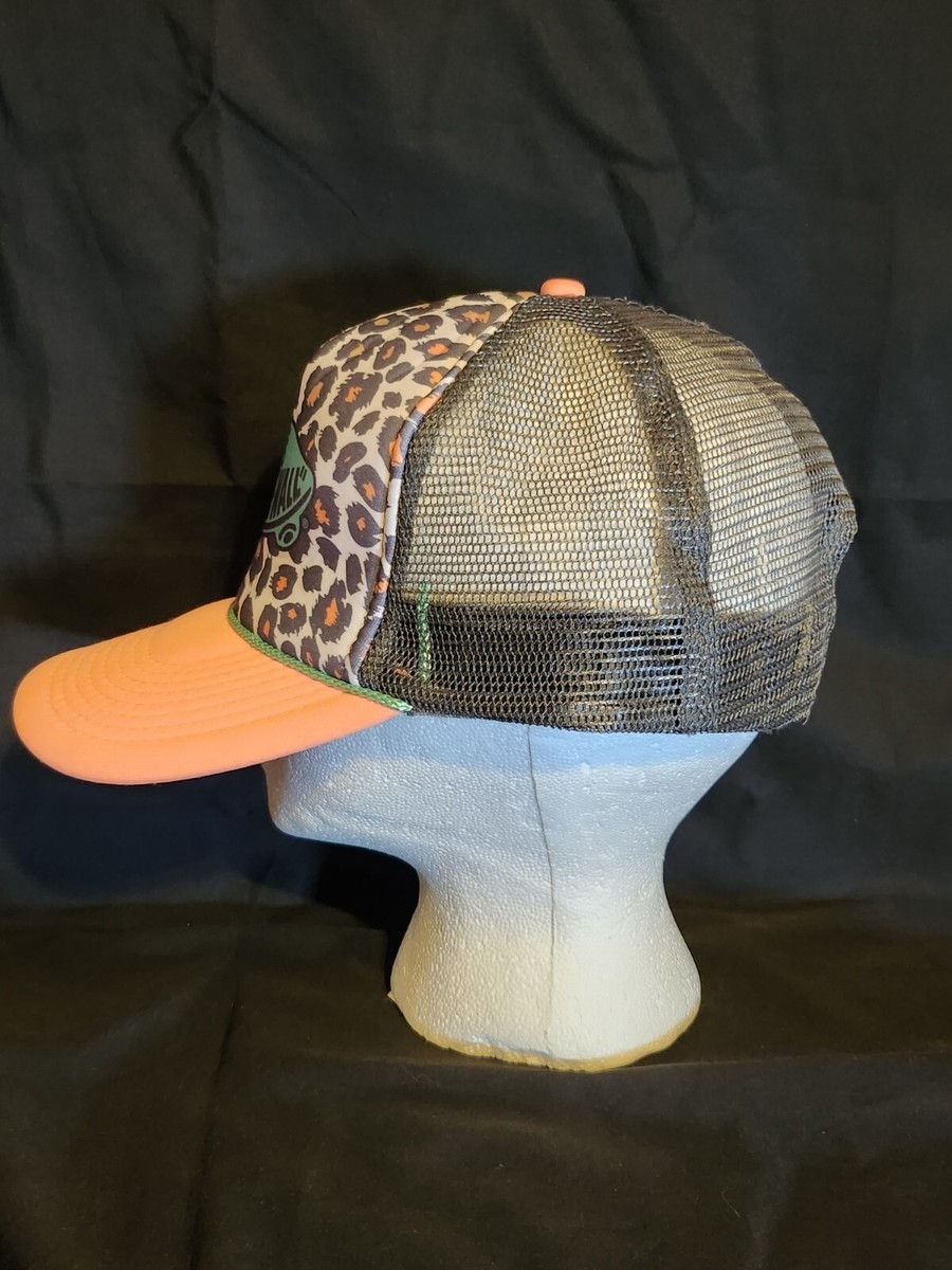 Vintage Vans Off The Wall Leopard Trucker Snapback Hat | eBay display picture 1