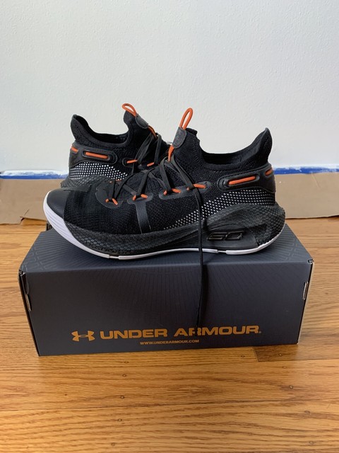 curry 6 black and orange