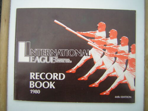 1980 International League RecordBook of Professional Baseball Clubs-44th edition - Picture 1 of 3