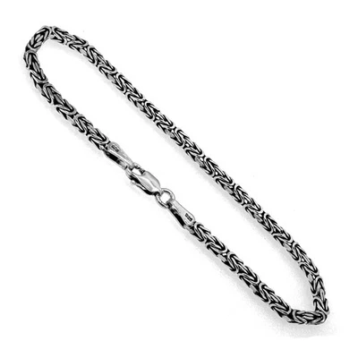 925 Sterling Silber Königskette Armband 3mm 20,5cm Massiv Made in Germany  079 - Bild 1 von 3