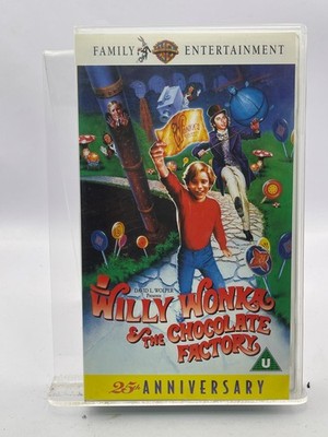Willy Wonka & The Chocolate Factory 25th Anniversary VHS Tape