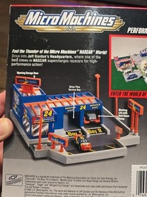 NEW! Micro Machines Jeff Gordon Performance Headquarters Playset NASCAR