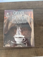 1994 Bepuzzled Grounds For Murder Mystery Jigsaw Puzzle 1000 Pc Story John Lutz