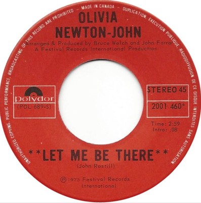 Olivia Newton-John - Let Me Be There / Maybe Then I'll Think Of You (7'', Single)