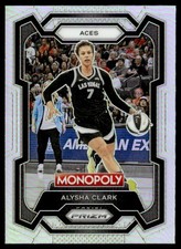 2024-25 Panini Prizm Monopoly WNBA Silver Prizm Alysha Clark Las Vegas Aces #7