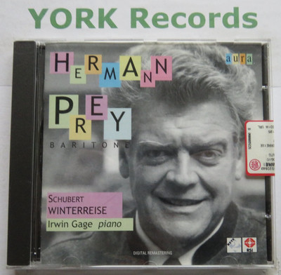 SCHUBERT - Winterreise HERMANN PREY / IRWIN GAGE - Excellent Condition CD Aura