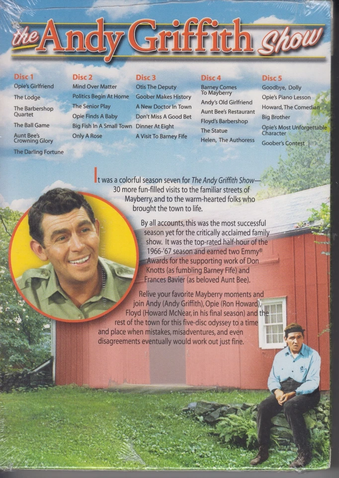 The Andy Griffith Show The Complete Seventh Season New Sealed - Image 2 of 2