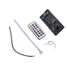 MP3 Decoder Board 2 50W Bluetooth Amplifier Car Audio Player FM Radio AUX