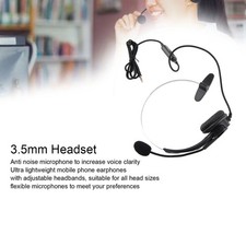 Wired Trucker Headsets 3.5mm Mono Headset With Noise Cancelling Microphone