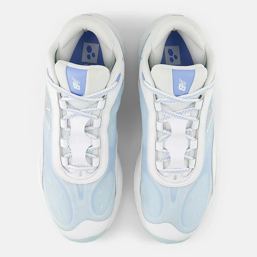 New Balance FRESH FOAM BB V3 BBFRSNV3 White/Blue Width 2E Men's