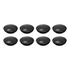 8Pcs Snug Plugs, Rubber Hole Plugs Fit 35mm (1.38 Inch) Hole Dia. Black