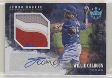 2018 Panini Diamond Kings Holo Blue 3/15 Willie Calhoun #JRMS-WC Auto ev1