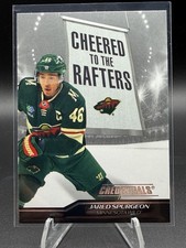 24-25 2024-25 Credentials Jared Spurgeon Cheered to the Rafters #CR-JS Wild