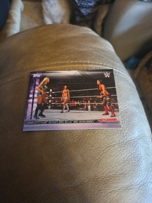 2019 Topps WWE Womens Revolution #DR-3 Charlotte Flair Defeats Brie Bella /Sasha
