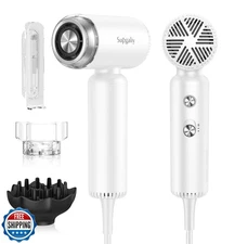 SUPGALIY Hair Dryer - Mini HairDryer, Ionic High-Speed Motor for Fast Drying,