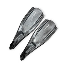 Used Mares Plana Avanti Full Foot Dive Black Fins Sz 40-41 / 6.5 - 7.5