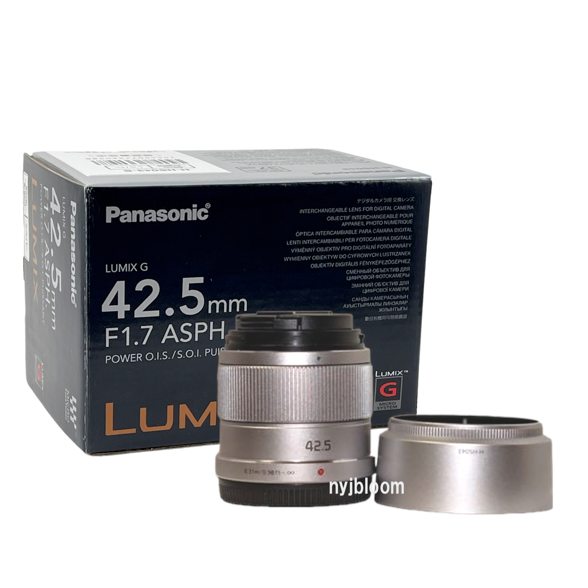 New Panasonic LUMIX G 42.5mm f/1.7 ASPH. POWER O.I.S. Lens 