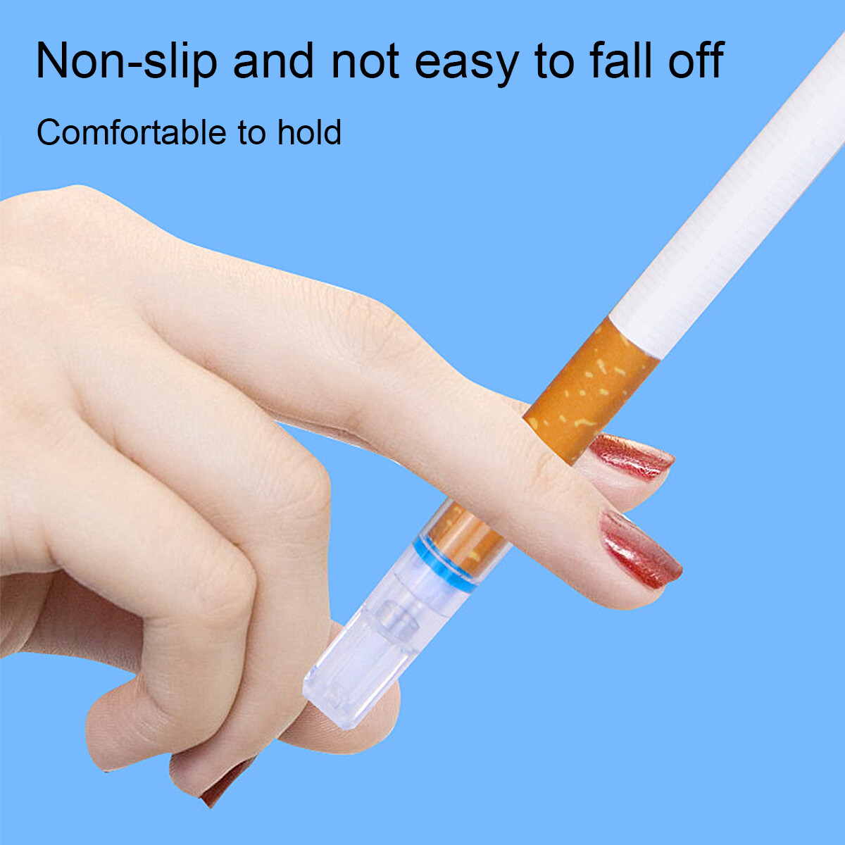 100X Cigaret Cigarette Holder Filters Tar-proof Filtrator Healthy With  Adapter