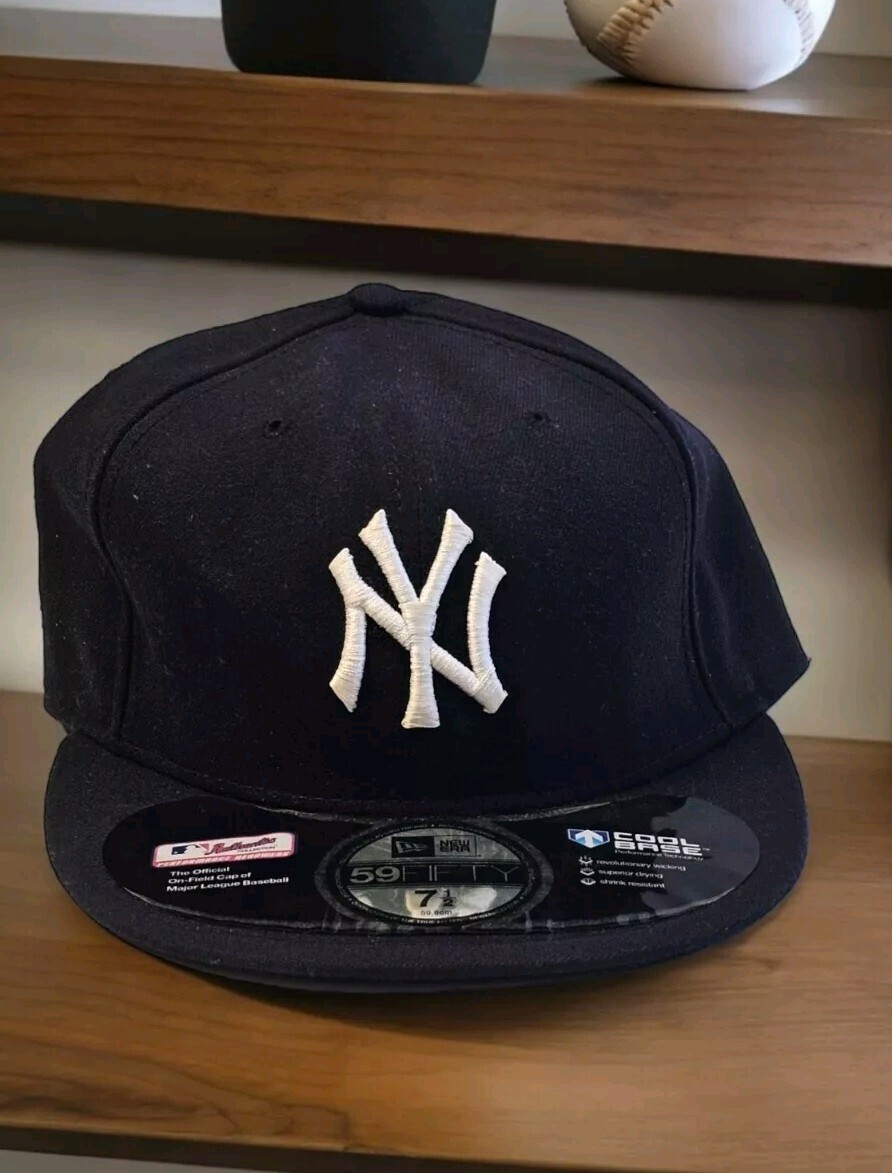 59Fifty New Era York Yankees 09 Fitted Hat NAVY Size 1/2
