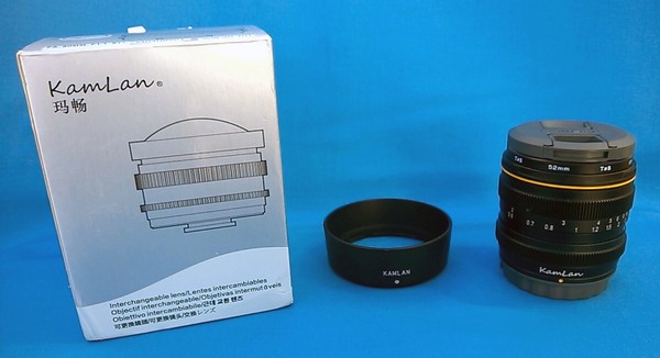 NUEVO objetivo KAMLAN 50MM f.1.1-F.16 montura Sony en su caja original