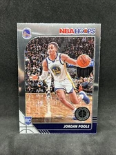 2019-20 Panini NBA Hoops Premium Stock 223 Jordan Poole RC Golden State Warriors