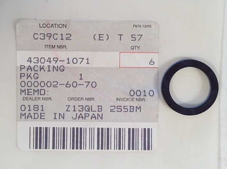 NOS GENUINE KAWASAKI Z1 S1 S2 S3 KX KZ PACKING 43049-1071 NEW OEM