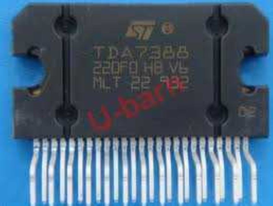 2pcs ST TDA7388 ZIP-25 4 X 41W QUAD BRIDGE CAR RADIO AMPLIFIER RH