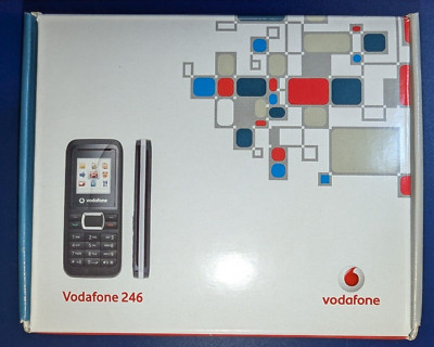 Vodafone 246 Tastenhandy @ Schwarz@ wie NEU inkl. original Kopfhörer